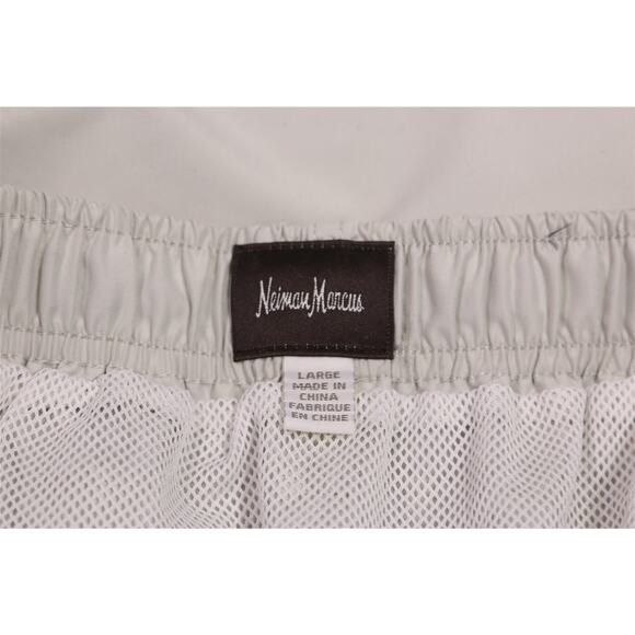 Neiman-Marcus Khaki Tan Swim Trunks Cargo Pocket 7" Inseam Men's Large New! - Picture 4 of 7